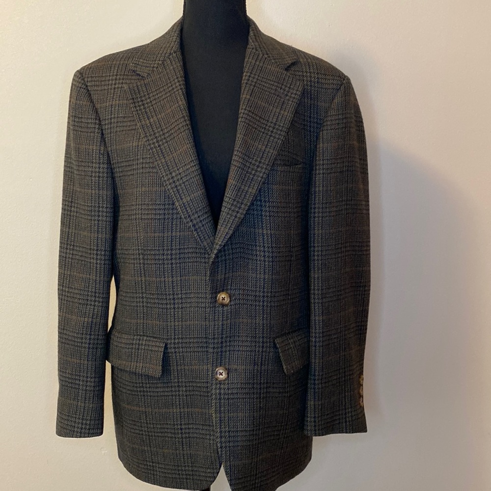 Brooks Brothers Regent Fit Wool Herringbone Sport Coat